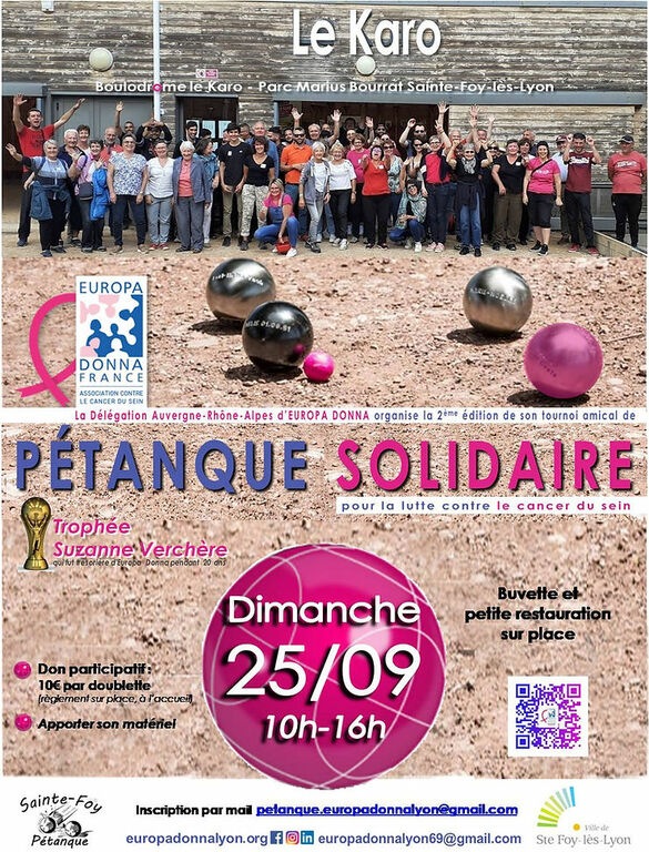 25/09/2022 : Pétanque solidaire