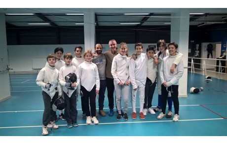 Visite de David MAILLARD, président du club de Lunel (34) et ancien escrimeur